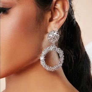 Dazzle hoop earrings